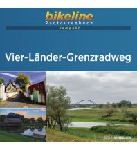 Cycling Guides Bikeline Radtourenbuch kompakt Vier-Länder-Grenzradweg 1:50.000 Verlag Esterbauer GmbH