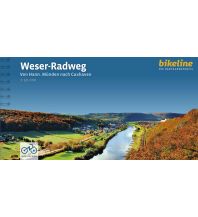 Radführer Bikeline Radtourenbuch Weser-Radweg 1:50.000 Verlag Esterbauer GmbH