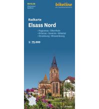 Cycling Maps Radkarte Elsass Nord Verlag Esterbauer GmbH