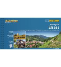 Cycling Guides Bikeline Radtourenbuch Radregion Elsass 1:75.000 Verlag Esterbauer GmbH