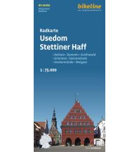 Radkarten Bikeline-Radkarte RK-MV06, Usedom, Stettiner Haff 1:75.000 Verlag Esterbauer GmbH