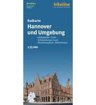 Radkarten Radkarte Hannover und Umgebung (RK-NDS13) 1:75.000 Verlag Esterbauer GmbH