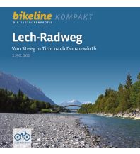 Cycling Guides Bikeline Radtourenbuch kompakt Lechradweg 1:50.000 Verlag Esterbauer GmbH