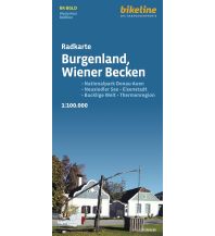 Radkarten Bikeline Radkarte RK-BGLD, Burgenland, Wiener Becken 1:100.000 Verlag Esterbauer GmbH