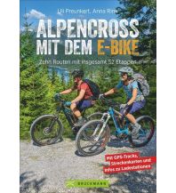 Mountainbike-Touren - Mountainbikekarten Alpencross mit dem E-Bike Bruckmann Verlag