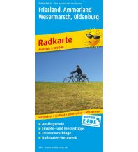 f&b Wanderkarten Friesland - Ammerland - Wesermarsch- Oldenburg, Radkarte 1:100.000 Freytag-Berndt und ARTARIA