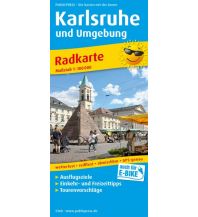 f&b Cycling Maps Karlsruhe und Umgebung, Radkarte 1:100.000 Freytag-Berndt und ARTARIA