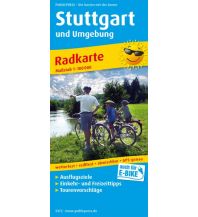 f&b Cycling Maps Stuttgart und Umgebung, Radkarte 1:100.000 Freytag-Berndt und ARTARIA