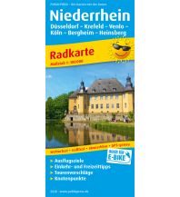 f&b Radkarten Niederrhein, Radkarte 1:100.000 Freytag-Berndt und ARTARIA