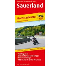 f&b Straßenkarten Sauerland, Motorradkarte 1:150.000 Freytag-Berndt und ARTARIA