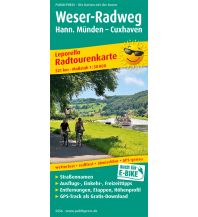 f&b Cycling Maps Weser-Radweg, Radtourenkarte 1:50.000 Freytag-Berndt und ARTARIA