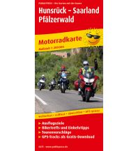 f&b Straßenkarten Hunsrück - Saarland - Pfälzerwald, Motorradkarte 1:200.000 Freytag-Berndt und ARTARIA