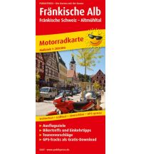 f&b Straßenkarten Fränkische Alb, Motorradkarte 1:200.000 Freytag-Berndt und ARTARIA