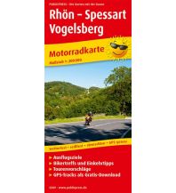 f&b Road Maps Rhön - Spessart - Vogelsberg, Motorradkarte 1:200.000 Freytag-Berndt und ARTARIA