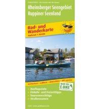 f&b Wanderkarten Rheinsberger Seengebiet - Ruppiner Seenland, Rad- und Wanderkarte  1:50.000 Freytag-Berndt und ARTARIA
