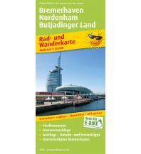 f&b Wanderkarten Bremerhaven - Nordenham - Butjadinger Land, Rad- und Wanderkarte 1:50.000 Freytag-Berndt und ARTARIA