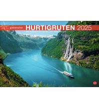 Kalender Hurtigruten Globetrotter Kalender 2025 - Von unberührten Fjorden und stillen Bergen Athesia Kalenderverlag