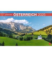 Calendars Österreich Globetrotter Kalender 2025 - Von weiter Bergwelt und klaren Seen Athesia Kalenderverlag
