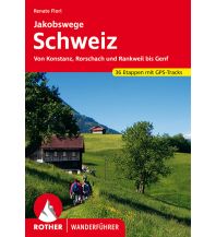 Long Distance Hiking Rother Wanderführer Jakobswege Schweiz Bergverlag Rother