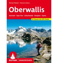 Hiking Guides Rother Wanderführer Oberwallis Bergverlag Rother