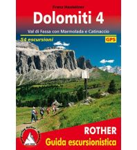Hiking Guides Rother Guida escursionistica Dolomiti 4 Bergverlag Rother