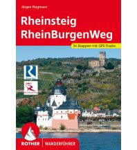 Long Distance Hiking Rother Wanderführer Rheinsteig & RheinBurgenWeg Bergverlag Rother
