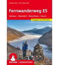 Long Distance Hiking Rother Wanderführer Fernwanderweg E5 Bergverlag Rother