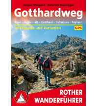 Long Distance Hiking Rother Wanderführer Gotthardweg Bergverlag Rother