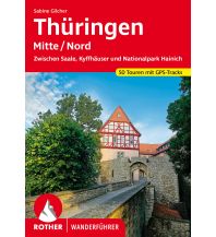 Wanderführer Rother Wanderführer Thüringen Mitte/Nord Bergverlag Rother