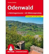 Long Distance Hiking Rother Wanderführer Odenwald Mehrtagestouren Bergverlag Rother