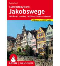 Long Distance Hiking Rother Wanderführer Südwestdeutsche Jakobswege Bergverlag Rother