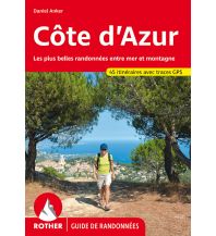 Wanderführer Rother Guide de randonnées Côte d'Azur Bergverlag Rother