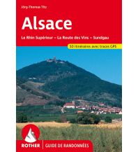 Hiking Guides Rother Guide de randonnées Alsace Bergverlag Rother