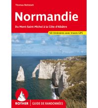 Hiking Guides Rother Guide de randonnées Normandie Bergverlag Rother