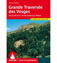 Long Distance Hiking Rother Guide de randonnées Grande Traversée des Vosges Bergverlag Rother