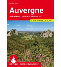 Hiking Guides Rother Guide de randonnées Auvergne Bergverlag Rother