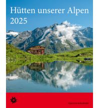 Kalender Hütten unserer Alpen 2025 Bergverlag Rother