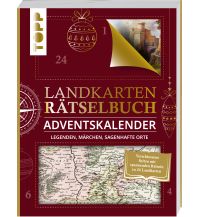 Reise Landkarten Rätselbuch Adventskalender. Legenden, Märchen, sagenhafte Orte Frech-Verlag GmbH + Co. Druck KG