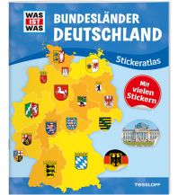WAS IST WAS Stickeratlas Bundesländer Deutschland Tessloff Verlag