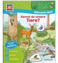 Kinderbücher und Spiele WAS IST WAS Junior Mitmach-Heft Kennst du unsere Tiere? Tessloff Verlag