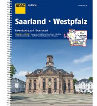Stadtpläne ADAC Stadtatlas Saarland Westpfalz Luxemburg sud, Obermosel ADAC Verlag