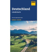 Road Maps ADAC Länderkarte Deutschland 1:650.000 ADAC Verlag