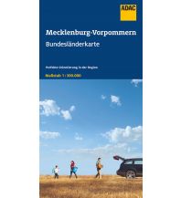 Road Maps ADAC BundesländerKarte Deutschland Blatt 2 Mecklenburg-Vorpommern 1:250 000 ADAC Verlag