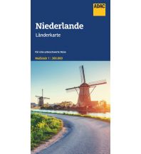 Straßenkarten ADAC Länderkarte Niederlande 1:300.000 ADAC Verlag