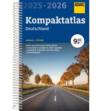 Reise- und Straßenatlanten ADAC Kompaktatlas 2025/2026 Deutschland 1:250.000 ADAC Verlag