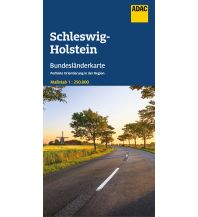 Straßenkarten ADAC Bundesländerkarte Deutschland 01 Schleswig-Holstein 1:250.000 ADAC Verlag