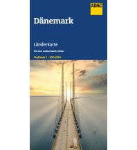Road Maps Scandinavia ADAC Länderkarte Dänemark 1:300.000 ADAC Verlag