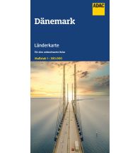 Straßenkarten Skandinavien ADAC Länderkarte Dänemark 1:300.000 ADAC Verlag