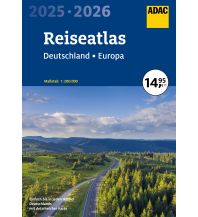 Road & Street Atlases ADAC Reiseatlas 2025/2026 Deutschland 1:200.000, Europa 1:4,5 Mio. ADAC Verlag