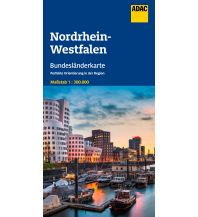 Straßenkarten Europa ADAC Bundesländerkarte Deutschland 06 Nordrhein-Westfalen 1:300.000 ADAC Verlag